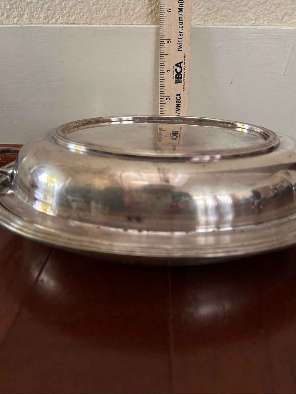 Antique Edwardian Silver Plate Oval Entree Dish Lid Birks Dingwall CG&Co marked - Picture 7 of 9